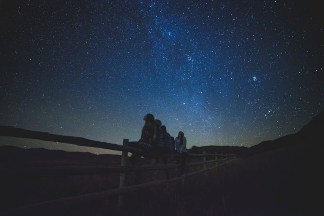 Star gazing is a way to occupy kids in a way that doesn't seem like a busy activity. It's fun, educational, and definitely memorable.