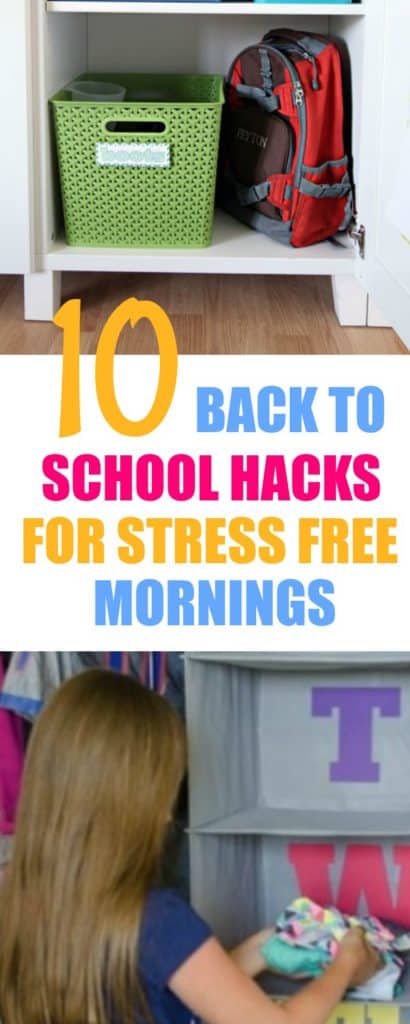 Back to school hacks help to you to ease into your day