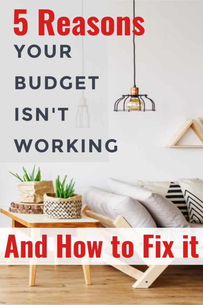 The reason why your budget isn't working is probably an easy fix, and once you do fix it, a lot of doors in your life could start to open.