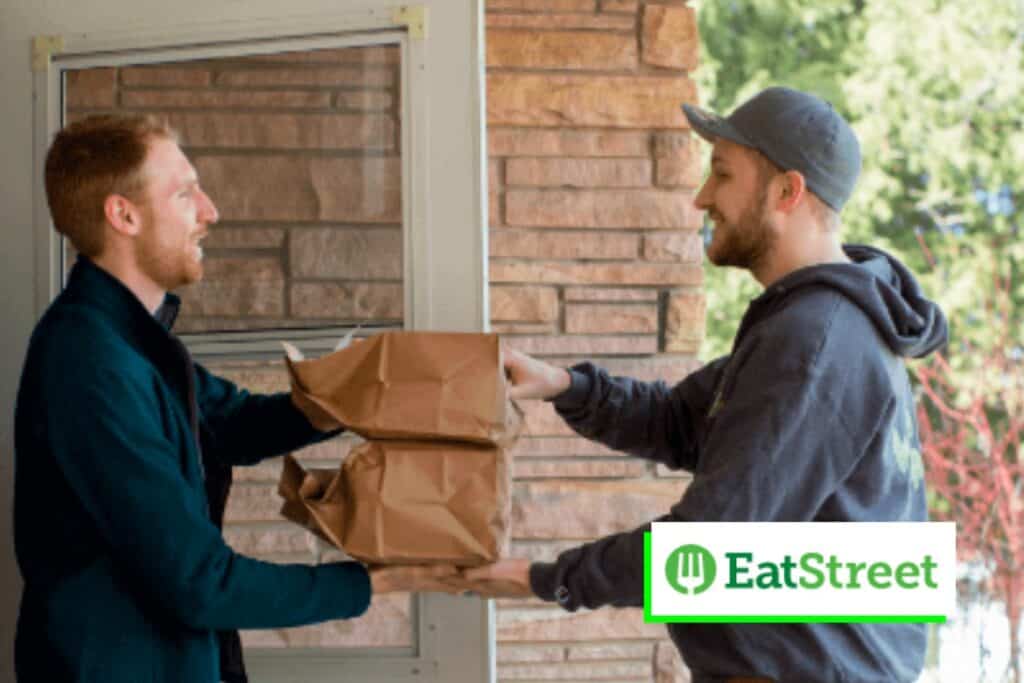 Eat Street is a nice way to make money on the side, and food delivery drivers rate their app as very easy to navigate.