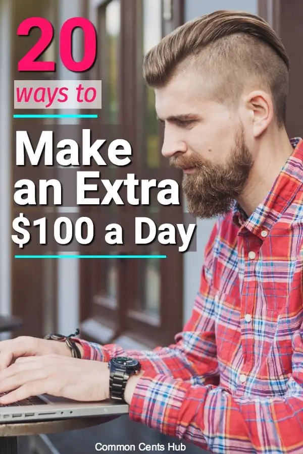 20 hustles pin A side hustle idea that can generate $100 each day can make a significant impact on your life.