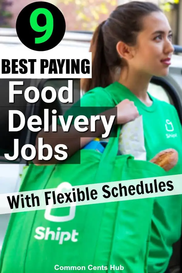 food delivery jobs have some of the most flexible schedules of any method to make extra money.