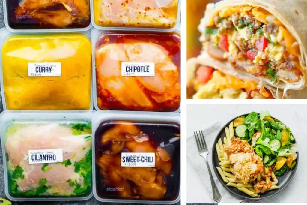 These are easy freezer meals that can be assembled several at a time, then frozen, to make your everyday meal time much less stressful.