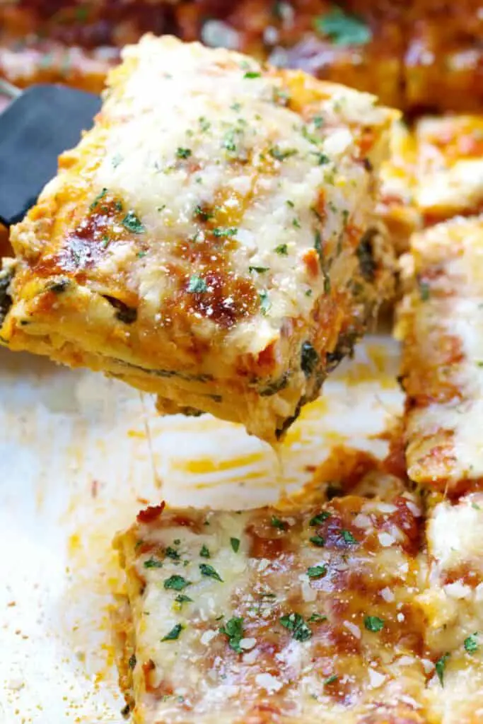 The fact that there's no cooking before you freeze lasagna florentine, makes this not only one of the easiest freezer meals, but it just happens to be one of the most delicious too.