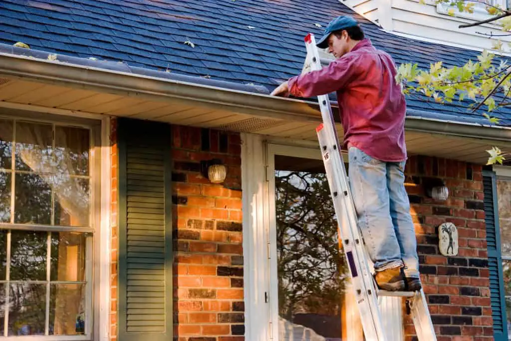 Cleaning your gutters should be done at least once a year, and a perfect time would be after the leaves fall as you prepare for winter.