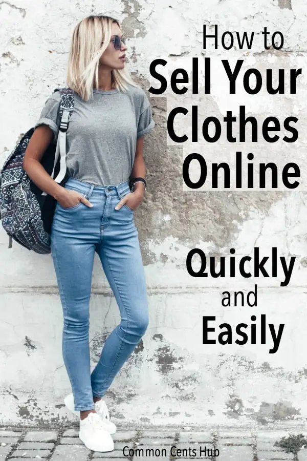 Selling clothes online is a simple process, and a great way to get paid to have a clutter free home.